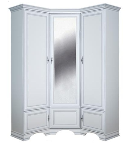 Шкаф угловой Kentaki S320-SZFN5D белый купить