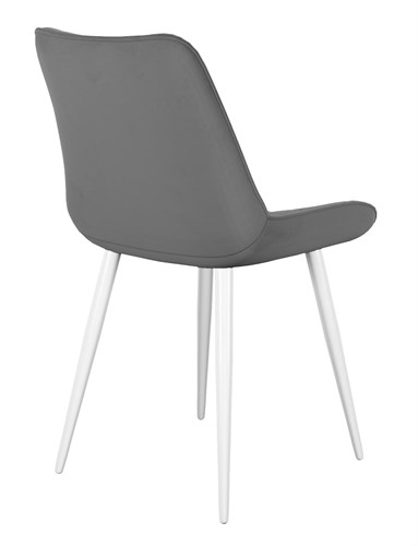 Стул DikLine 206М B22 GREY, ножки белые купить