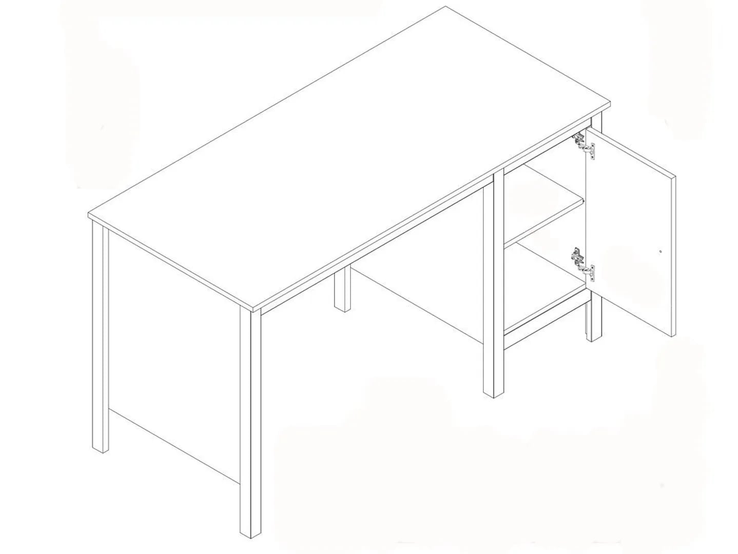 Стол письменный Loft BIU/130 купить