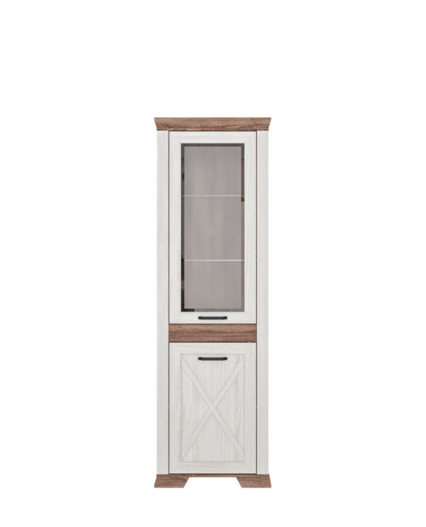 Шкаф MARSELLE REG1W1D L/P Ясень снежный/Дуб сонома темный купить