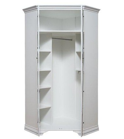 Шкаф угловой Kentaki S320-SZFN2D белый купить