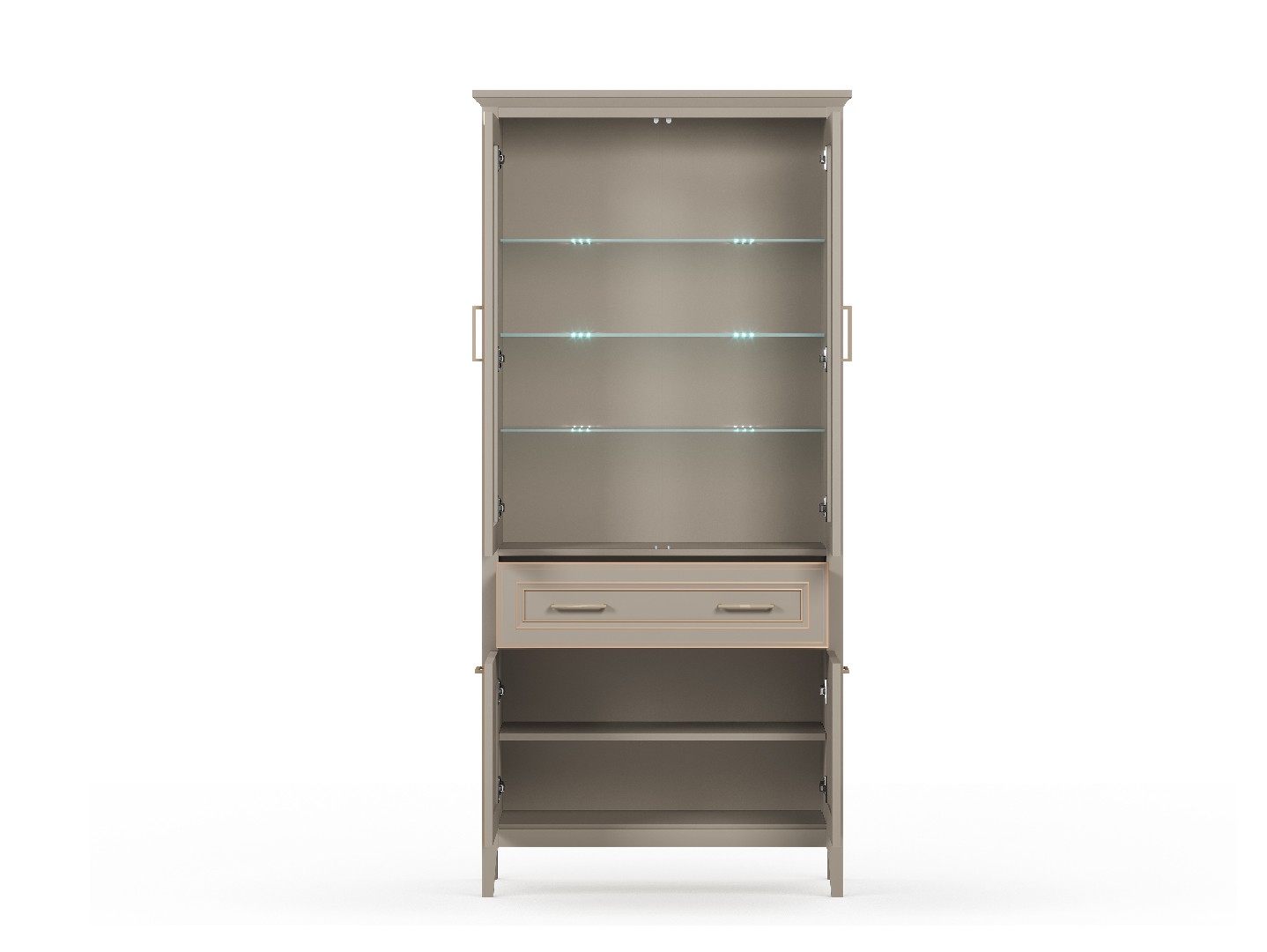 Шкаф с подсветкой Classic REG2W2D1S купить
