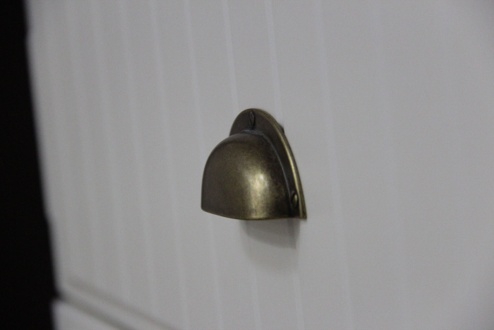 Вилладжио Тумба высокая с 5 ящиками (Алебастр/Дуб золотой) купить