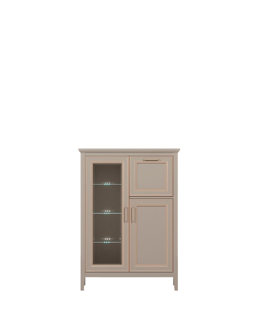 Тумба с подсветкой Classic KOM1W1D1B купить