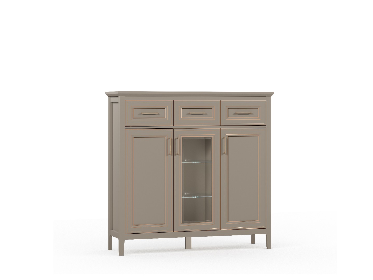 Тумба с подсветкой Classic KOM1W2D3S купить