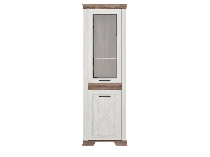 Шкаф MARSELLE REG1W1D L/P Ясень снежный/Дуб сонома темный купить