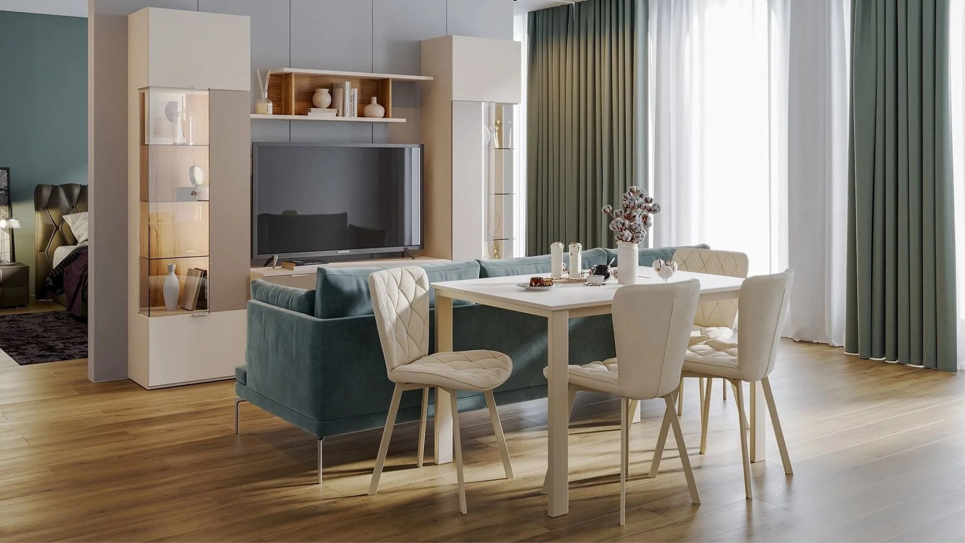 Полка навесная Soho беж 2 купить