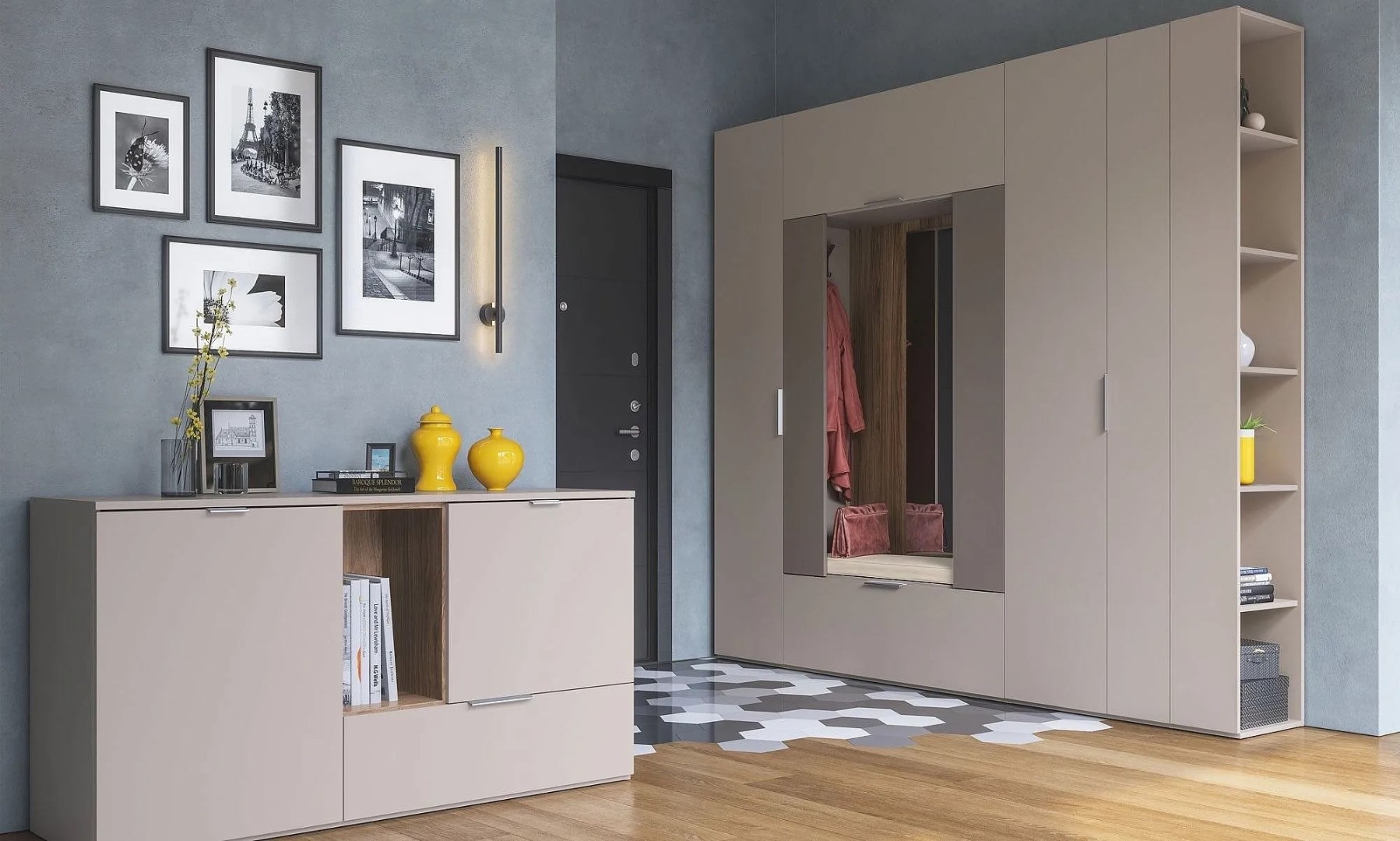 Комод Soho беж 3 купить