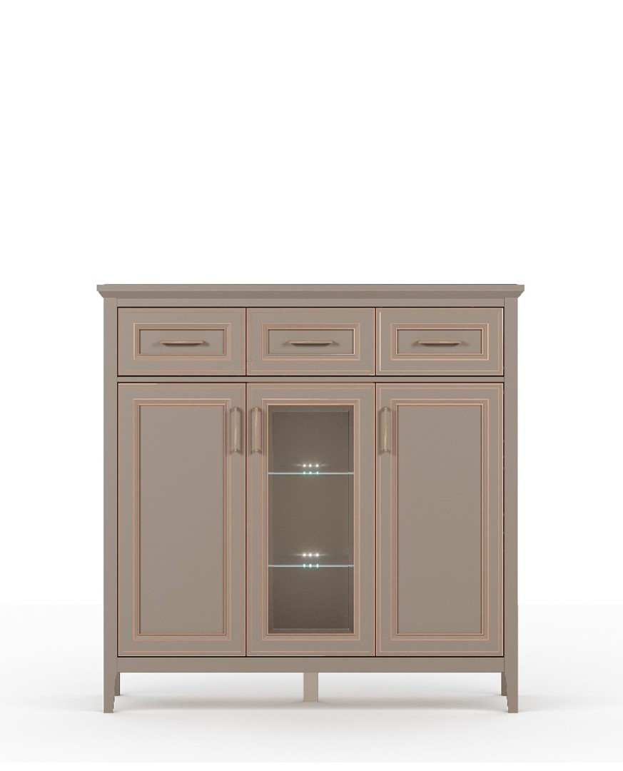 Тумба с подсветкой Classic KOM1W2D3S купить